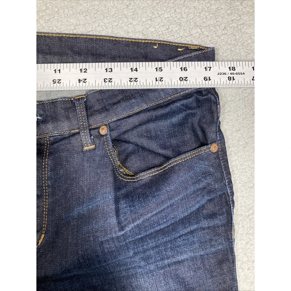 Madewell Jeans‎ Women's 32* Blue Mid Rise Tapered Stretch American Comfort Denim